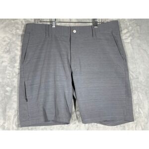 BYLT Kinetic Short Mens XL Heather Grey Performance Stretch Golf Casual Shorts